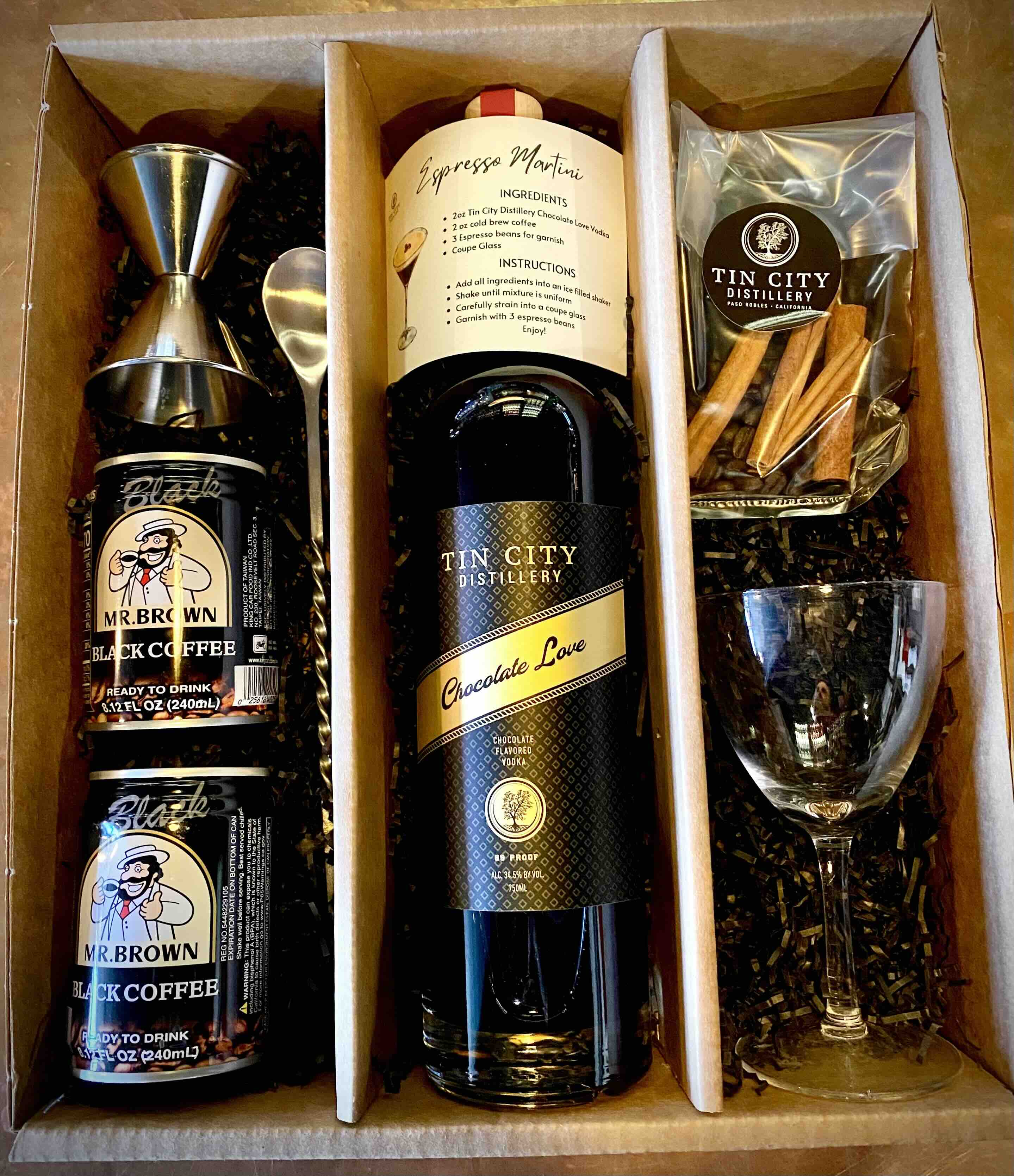 Tin City Espresso Martini Cocktail Kit